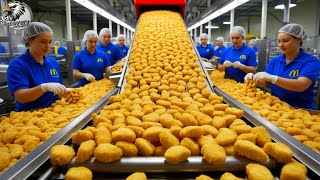 McDonalds Mega Factory Tour How Nuggets Are Made for Millions [upl. by Thordis]