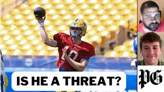 Pitt football Is Eli Holstein a real threat to Nate Yarnell at QB Will Bam Brima be missed [upl. by Richer]