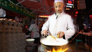 Muslim Chinese Street Food Tour in Islamic China  BEST Halal Food and Islam Food in China [upl. by Sinnod]