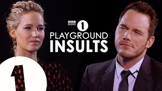 Jennifer Lawrence amp Chris Pratt Insult Each Other  CONTAINS STRONG LANGUAGE [upl. by Zeiler]