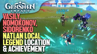 Vasily Nomokonov Sidorenko Natlan Local Legend Location amp Achievement Genshin Impact [upl. by Frerichs]