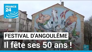 Bande dessinée  le Festival dAngoulême bien sans sa bulle pour ses 50 ans • FRANCE 24 [upl. by Thomsen]