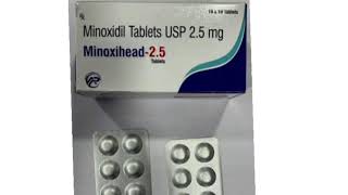 Minoxihead 25 Tablets Minoxidil Tablets USP 25 mg [upl. by Ecitnirp983]