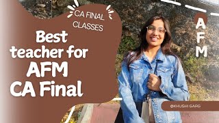 CA Final Classes  AFM review content cost [upl. by Grace]