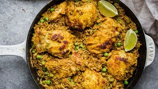 One Pan Tandoori Chicken with Spiced Coconut Rice [upl. by Gratianna]