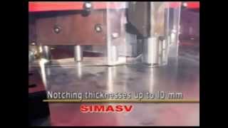 SIMASV Hydraulic notching machines [upl. by Neuberger]