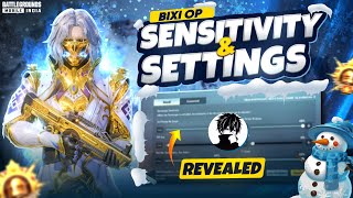 Bixi Op SENSITIVITY amp SETTINGS  BIXI OP All Settings Revealed  Five Finger Claw [upl. by Okihsoy]