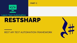 RestSharp v108 REST APIs Testing using C RestSharp and Net Core  Part 1 [upl. by Ailaza]