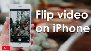 How to rotate a video in iphone 566s77s [upl. by Alaric]