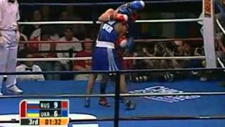 Vasyl Lomachenko vs Albert Selimov  World Boxing Championships Chicago 2007 Final 57 kg [upl. by Aerdnad299]