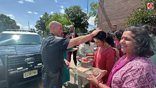 The South Brunswick Police Officers our true heroes celebrating Raksha Bandhan [upl. by Samaria]