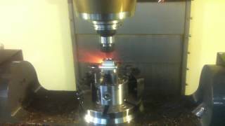 Milling 718 inconel with ceramic [upl. by Nebra]