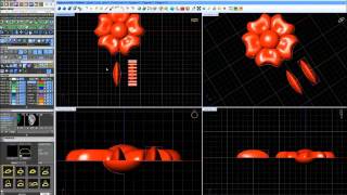 jewelry cad designer in 6 minute reliefs flower [upl. by Lyram]