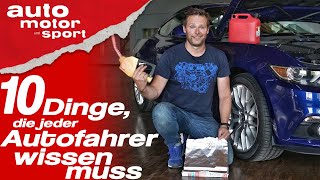 10 Dinge die jeder Autofahrer wissen muss  Bloch erklärt 63  auto motor und sport [upl. by Julianna]