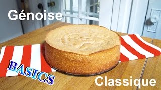 RECETTE GÉNOISE FACILE ET MOELLEUSE [upl. by Atsiuqal]