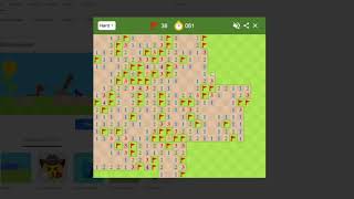 Google Minesweeper Speedrun PB Hard Difficulty 2m 14s  203rd Place [upl. by Rekyr825]