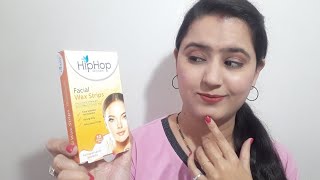 Hip hop skin care facial wax strips review vishakhavyassharma hiphop [upl. by Flossie]