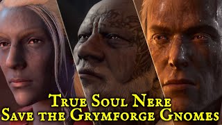 Baldurs Gate 3  Save the Grymforge Gnomes  Save True Soul Nere Questlines [upl. by Notsle]