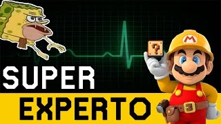 SUPER EXPERTO NO SKIP De Infarto   Super Mario Maker en Español  Zeta SSJ [upl. by Dicks]