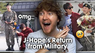 MY HOPE IS BACK JHopes Military Discharge ft Jin  Reaction [upl. by Bazil]