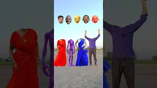 moye moye tranding song and blue Sadi women amp red sadi women and young alien head matching new game [upl. by Eisiam]