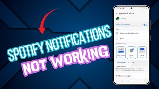 How To Fix Spotify Notifications Not Working On Galaxy S24 [upl. by Ayadahs163]