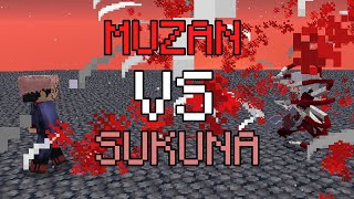 Muzan vs Sukuna In Minecraft [upl. by Ataga]