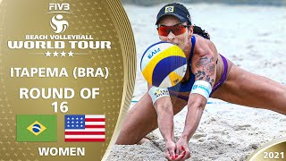 AgathaDuda 🇧🇷 vs QuiggleSchermerhorn 🇺🇸  Womens Round of 16  4 Itapema 2021 [upl. by Faustena]