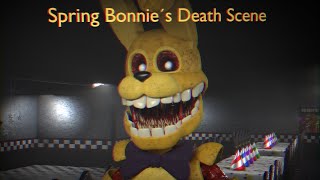 Blender Spring Bonnie´s Into the Pit Death Scene [upl. by Euqinwahs]