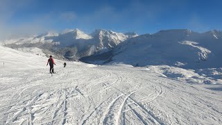 ArosaLenzerheide Skiing Day Switzerland [upl. by Nashom294]