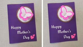 Easy mothers day card idea  Mothers day greeting card  cards making with paper  handmade cards❤️ [upl. by Emlynn]