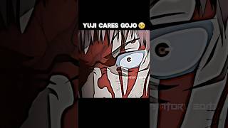 YUJI CARES GOJO ❤️‍🩹  gojo anime jujutsukaisan yuji geto shorts [upl. by Laehcim]