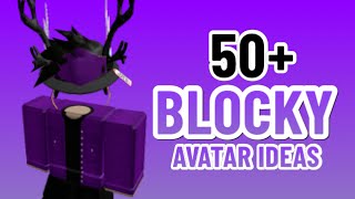 50 ROBLOX BLOCKY AVATAR IDEAS  BLOCKY AVATAR IDEAS  ROBLOX BOY OUTFITS [upl. by Asehr]