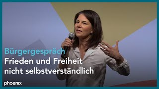 Außenministerin Annalena Baerbock B90Grüne beim Bürgergespräch  260524 [upl. by Boynton]