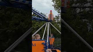 Scrambler Ride in Silverwood Theme Park in Athol Idaho USA 🇺🇸 [upl. by Anoit268]