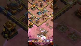 Crazy value with warden fireball 🔥🤯  shorts clashofclans [upl. by Akirej415]