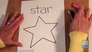 Teaching Kids How to Draw How to Draw a Star [upl. by Sophronia]