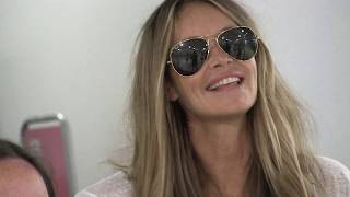 Elle McPherson stops traffic at Melbourne Airport [upl. by Marlee]