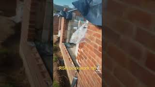 Up to scaffold height for RSK brickwork construction brickwork fyp extension bricklayer brick [upl. by Nosemyaj]