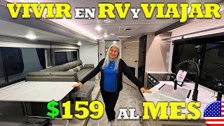 VIVIR en tu RV o CASA RODANTE en USA por tan Solo 159 al MES ¿BARATO [upl. by Berriman]