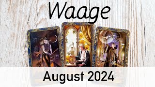 ♎WAAGE  August 2024 • Eine Zeit des Erwachens Wiedergeburt amp Regeneration🌟Tarot [upl. by Suoirred473]