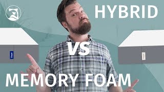 Memory Foam vs Hybrid Mattress  Which Is Best [upl. by Sussi]