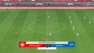 Kaiserslautern vs Hertha Berlin 31082024 2 Bundesliga EA FC 24 [upl. by Guilbert]