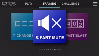 Yamaha DTX402 Electronic DrumTraining Exercises 110 [upl. by Ayalat699]