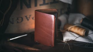 How to Make a BIFOLD Minimalist Wallet  One Piece Wallet [upl. by Ynatil143]