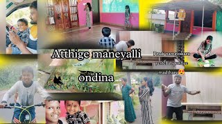 Pradi namgoskara yestella sacrifice madthare ☺️atthige maneli ondinakannada vlog2024 viralvideo [upl. by Ikila]