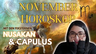 November Horoskop 2024 Skorpion Neumond amp Stier Vollmond [upl. by Ettenot366]