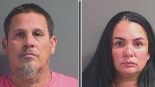 Husband wife accused of attacking school resource deputy at Volusia County middle school [upl. by Nivrek]