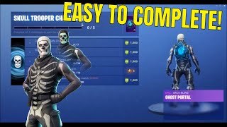 How To Complete The quotSkull Trooper Challengesquot In Fortnite Battle Royale [upl. by Rufus]