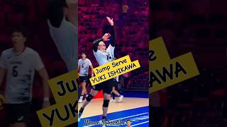 Jump Serve Yuki Ishikawa volleyball haikyuu sports volleyballworld volleyballplayer [upl. by Yliah]